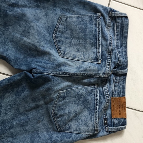 Lucky brand jeans with washed flower print - Picture 4 of 4